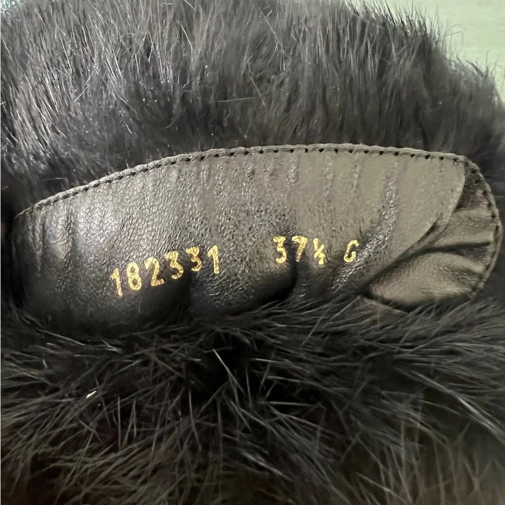 Gucci Hysteria Rabbit Fur Snow Boots - Picture 11 of 12